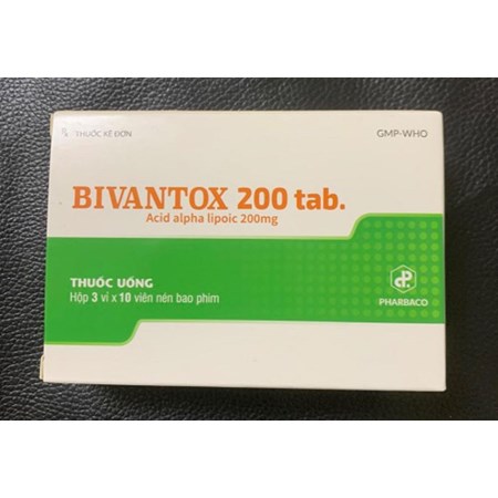 Thuốc Bivantox 200tab - Điều trị bệnh đái tháo đường