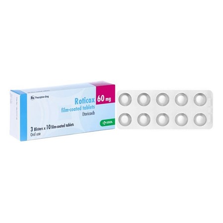Thuốc Roticox 60mg film-coated tablets - Điều trị và hỗ trợ giảm đau