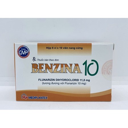 Thuốc Benzina 10 - Điều trị bệnh đau nửa đầu 