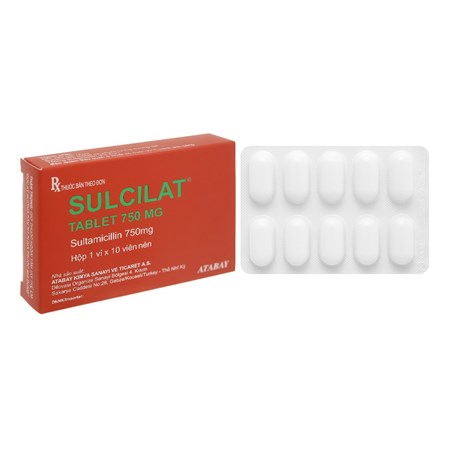 Thuốc Sulcilat 750 - Điều trị nhiễm khuẩn da và mô mềm 