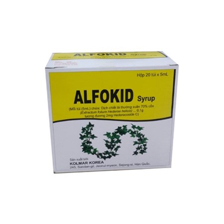 Thuốc ALFOKID SYRUP - Điều trị bệnh viêm phế quản mãn tính 