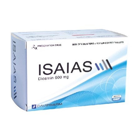 Thuốc Isaias - Điều trị bệnh trĩ và suy giãn tĩnh mạch