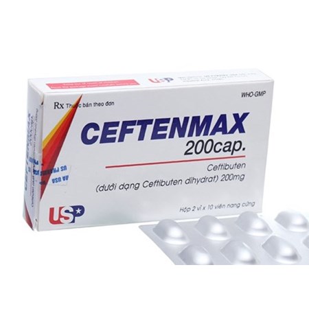 Thuốc Ceftenmax 200 cap - Điều trị nhiễm khuẩn đường hô hấp