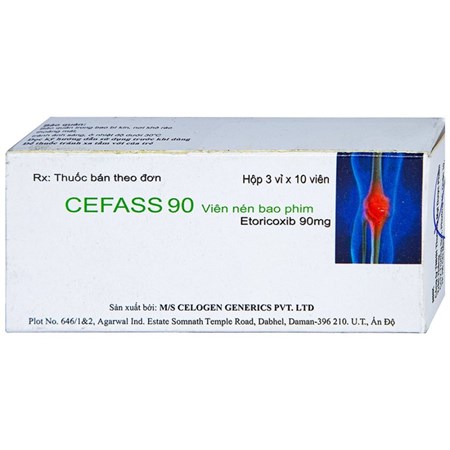 Thuốc Cefass 90mg - Điều trị bệnh xương khớp