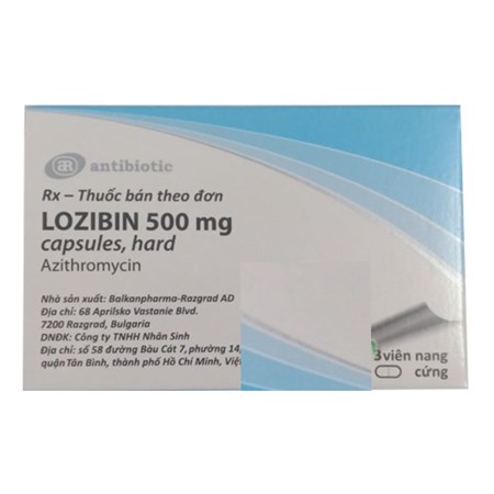 Thuốc Lozibin 500mg - Điều trị nhiễm khuẩn 