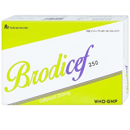 Thuốc BRODICEF 250 - Điều trị bệnh tai mũi họng