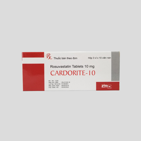 Thuốc Cardorite -10 - Điều trị bệnh tim 