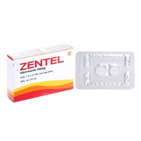 Thuốc Zenten - Điều trị tẩy giun sán 