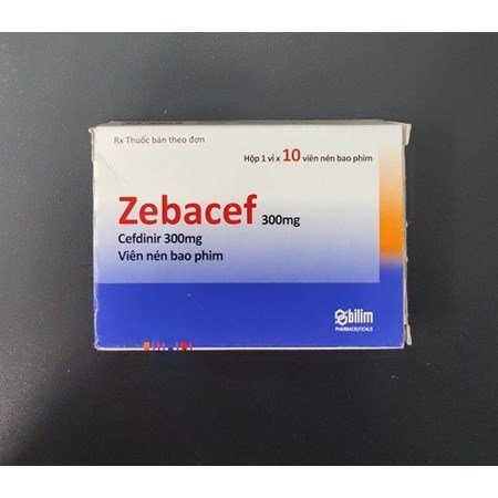 Thuốc Zebacef 300mg - Điều trị nhiễm khuẩn tai mũi hỏng 