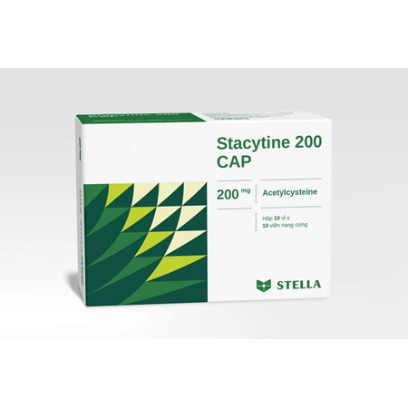 Thuốc Stacytine 200 Cap - Điều trị viêm phế quản