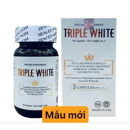 TRIPLE WHITE - Viên uống trắng da 