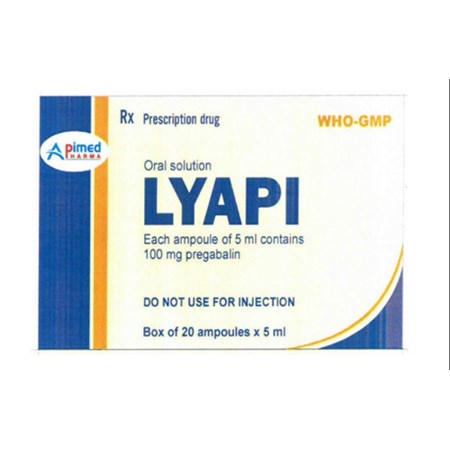 Thuốc LYAPI  - Thuốc điều trị đau thần kinh, cải thiện lo âu