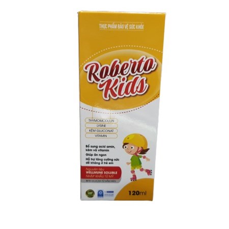 Thuốc ROBERTO KIDS - Hỗ trợ tăng cường sức đề kháng, giúp ăn ngon