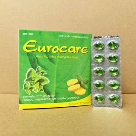 Thuốc Eurocare - Hỗ trợ trị ho, cảm cúm