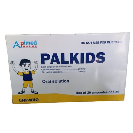Thuốc PALKIDS - Cung cấp vitamin C, Calcium, Lysin