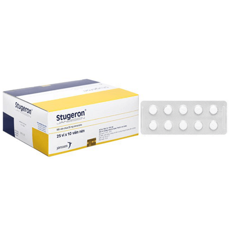 Thuốc Stugeron 25mg - Điều trị đau đầu, chóng mặt