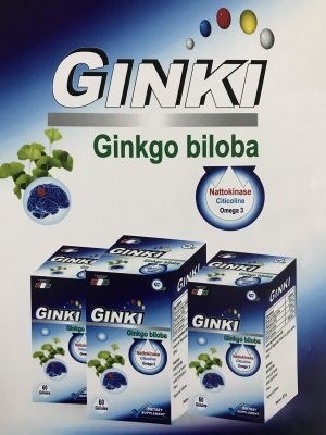 Thuốc Ginki Gingko Biloba - Hỗ trợ tuần hoàn não