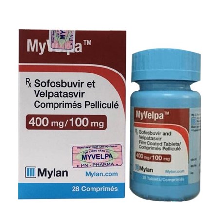 Thuốc MyVelpa - Điều trị viêm gan C 