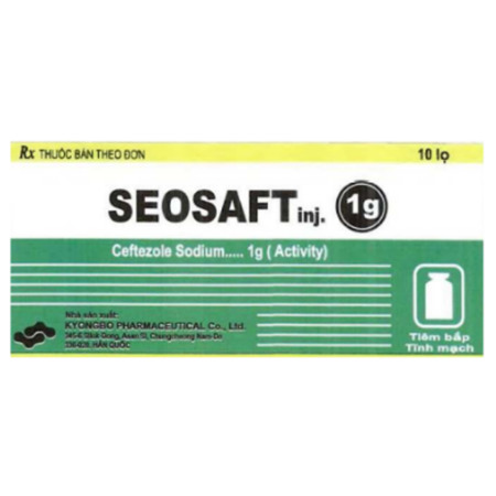 Thuốc Seosaft Inj.1g - Điều trị nhiễm khuẩn huyết
