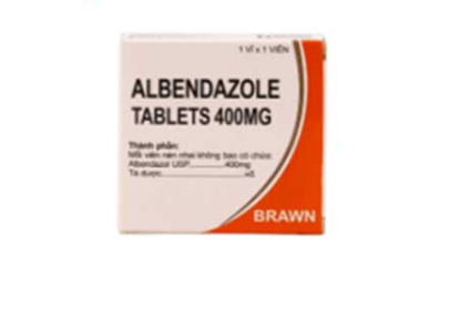 Thuốc Albendazole Tablets 400mg - Thuốc điều trị giun, sán 