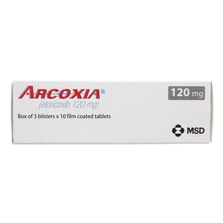 Thuốc Arcoxia 120mg - Điều trị viêm xương khớp