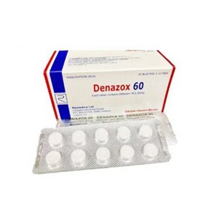 Thuốc Denazox - Điều trị bệnh đau thắt ngực và tăng huyết áp