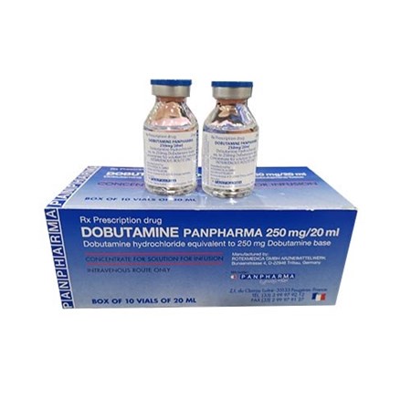 Thuốc Dobutamine Panpharma 250mg/20ml - Thuốc trợ giúp suy tim hiệu quả