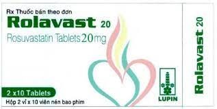 Thuốc Rolavast 20 - Tăng cholesterol máu