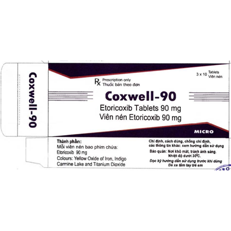 Thuốc Coxwell-90 - Điều trị viêm xương khớp