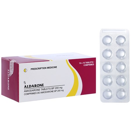 Thuốc Aldarone 200mg-Điều trị loạn nhịp nhanh kết hợp hội chứng Wolf-Parkinson White.