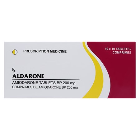 Thuốc Aldarone 200mg-Điều trị loạn nhịp nhanh kết hợp hội chứng Wolf-Parkinson White.