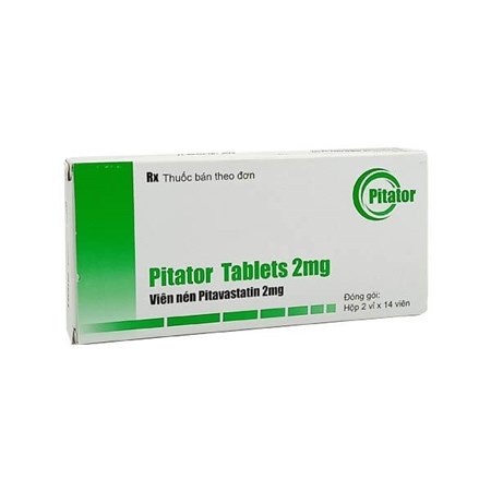 Thuốc Pitator 2mg-điều trị tăng Cholesterol máu và rối loạn Lipid máu hỗn hợp
