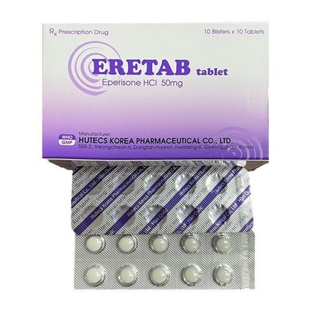 Thuốc Eretab- Hỗ trợ điều trị giãn cơ 