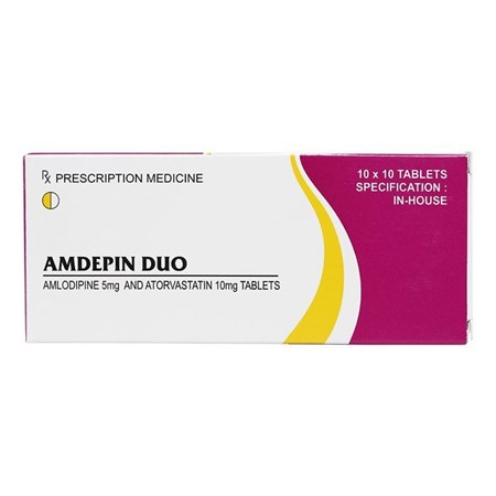 Thuốc Amdepin Duo hỗ trợ điều trị tăng huyết áp, rối loạn máu