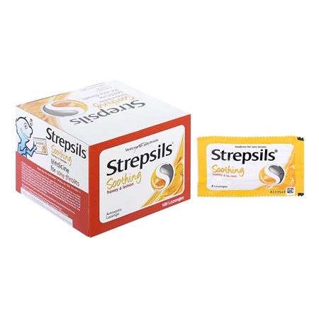 Thuốc Strepsils Soothing Honey & Lemon