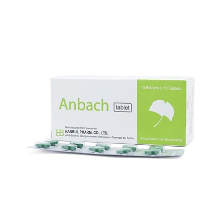 Thuốc Anbach Tablet hỗ trợ điều trị rối loạn tuần hoàn ngoại biên