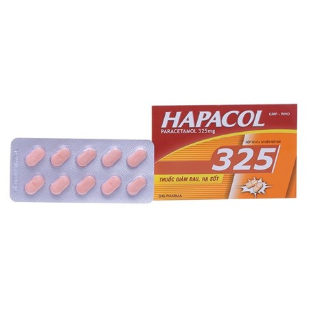 Thuốc Hapacol 325 - Giảm đau, hạ sốt
