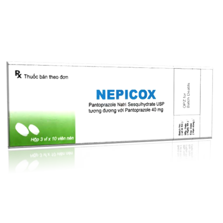 Thuốc Nepicox-Thuốc trị loét dạ dày