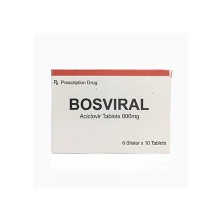 Thuốc Bosviral điều trị thủy đậu, zona và trị nhiễm HSV nặng