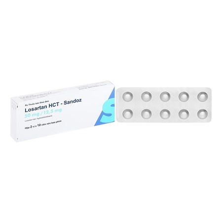 Thuốc Losartan HCT – Sandoz điều trị tăng huyết áp