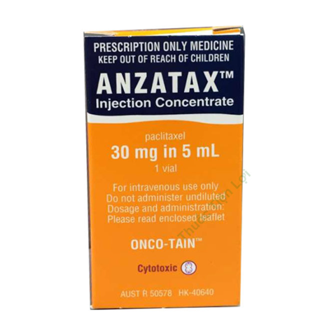 Thuốc Anzatax 30mg/5ml - Thuốc điều trị ung thư hiệu quả