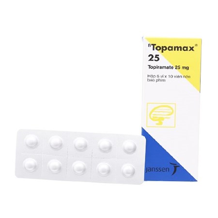 Thuốc Topamax 25 trị động kinh, dự phòng đau nửa đầu