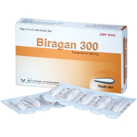 Thuốc Biragan 300 - Thuốc giảm đau, hạ sốt