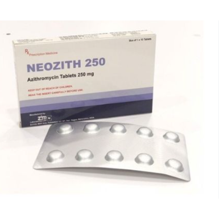 Thuốc Neozith 250 - Thuốc điều trị các bệnh nhiễm khuẩn của Ấn Độ