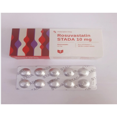 Thuốc Rosuvastatin Stella 10mg trị rối loạn lipid máu 