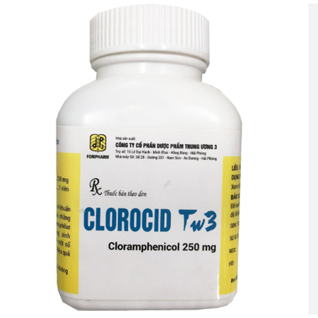 Thuốc Clorocid TW3 250mg điều trị trường hợp nhiễm khuẩn