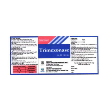 Thuốc Trimexonase - điều trị nhiễm khuẩn 