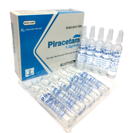 Thuốc Piracetam 1,2g/6ml thuốc điều trị thiếu máu cục bộ cấp