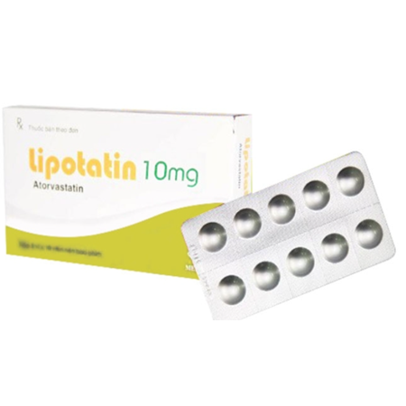 Thuốc Lipotatin 10mg trị rối loạn lipid máu