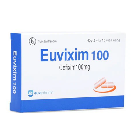 Thuốc Euvixim 100mg điều trị trong các trường hợp nhiễm khuẩn 